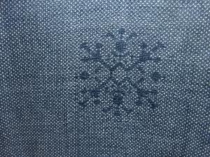 アンティーク 抽象模様織り出し本場大島紬着物(5マルキ)